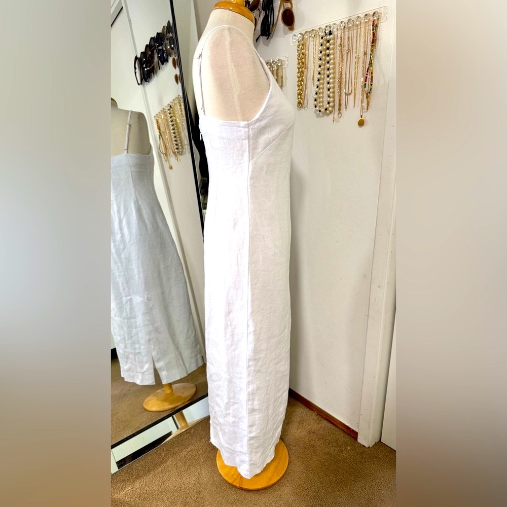 MADEWELL••Goldie White Linen Dress••Size 2 - Picture 5 of 10